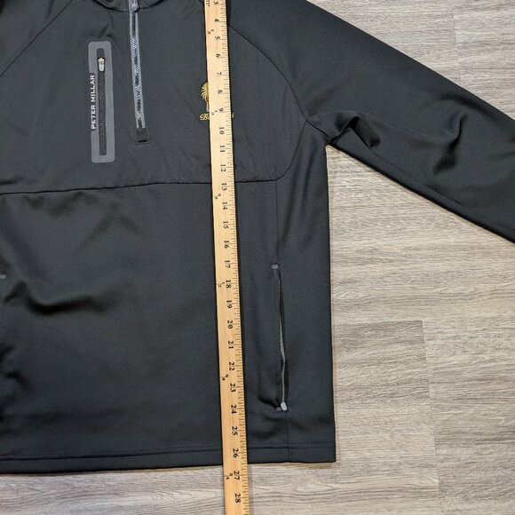 Peter Millar Men's Medium Hyperlight Weld Hybrid 1/2 Zip Golf Jacket Bali Hai - Picture 11 of 12